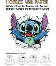 patch Lilo e Stitch alien experiment toppa termoadesiva iron on Ohana cartoon
