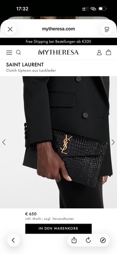 Ysl pochette in pelle - in,