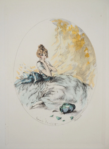 Louis icart giovane donna - icart:,