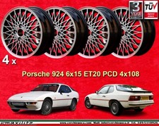 4 pcs Cerchi 6x15 ET20 4x108