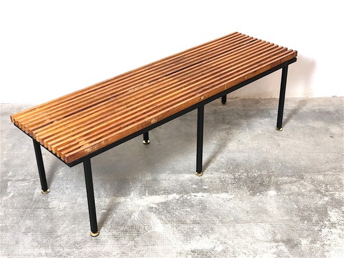 Panca vintage teack anni 60 - panca,