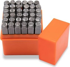 Set punzoni lettere metallo