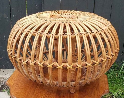 Pouf ottomano vintage - , metà