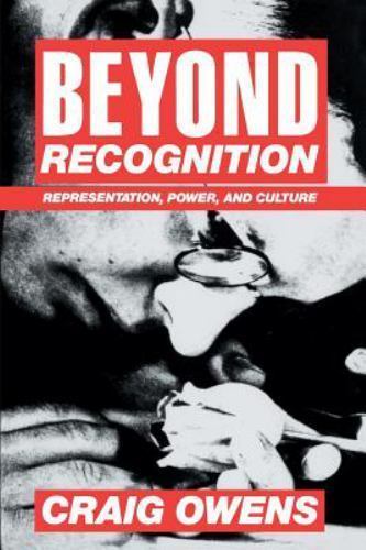 Beyond recognition - recognition,