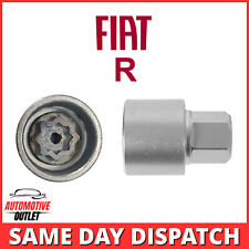 Master Bloccaggio Ruota Sicurezza Bullone Dado Rimozione Chiave Presa R per Fiat