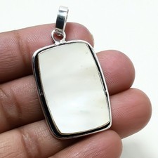 Ciondolo gioiello regalo anniversario pietra preziosa madreperla fatto a...