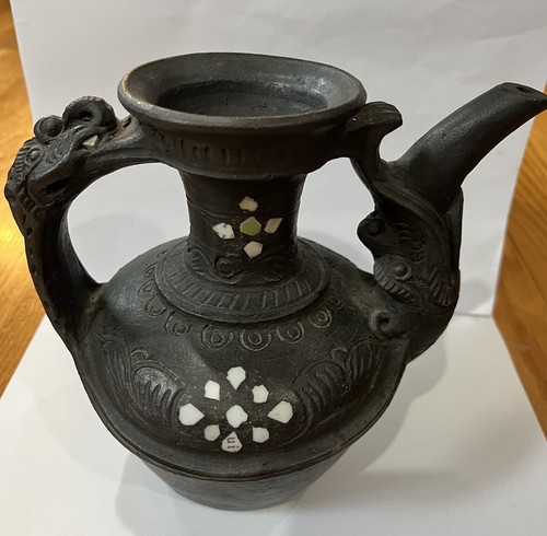 Teiera ceramica nera tibetana