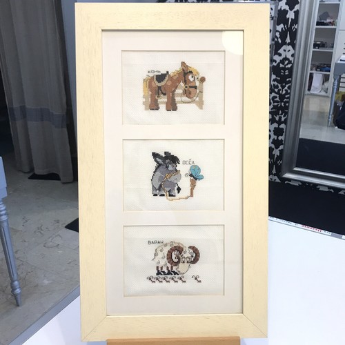 Quadro trio cavallo asinello - quadro,