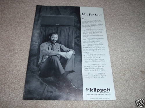 Klipsch klipschorn annuncio - klipsch, da