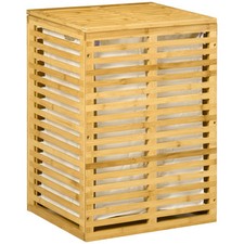 HOMCOM Cesto Portabiancheria con Coperchio e Sacca Removibile e Lavabile