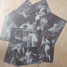 Lotto di 11 Cartoline Francesi Anni '30 Nudo Artistico Erotiche Non Viaggiate