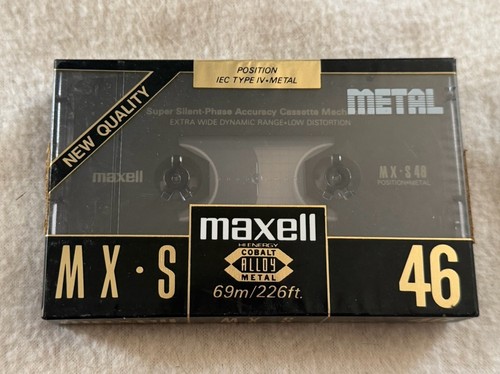 Cassetta audio maxell 46 - cassetta,