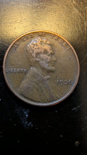 1937 wheat penny - , no