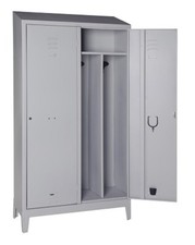 Armadio metallo sporco/pulito