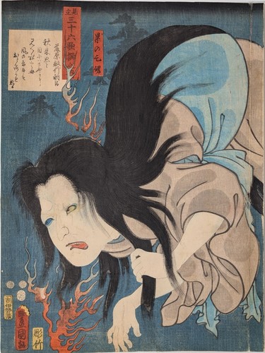 Utagawa kunisada fantasma - kunisada, 'il
