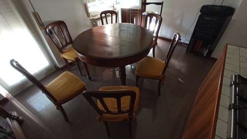 Tavolo antico rotondo - tavolo,