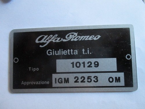 Targa alfa romeo - targa,