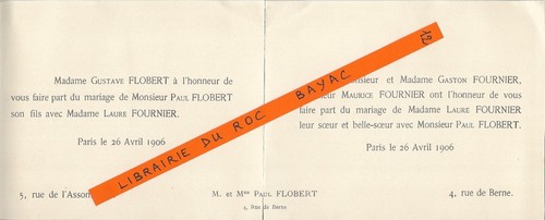 Faire part mariage paul - part,