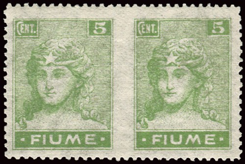 Fiume allegoria cent 5 - allegoria,