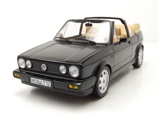 Modellino auto VW Golf 1 Cabrio 1992 nero 1:18 Norev
