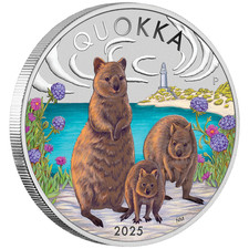 Moneta Argento Quokka 2025 -
