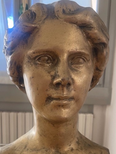 Busto giovane bronzo - di, in