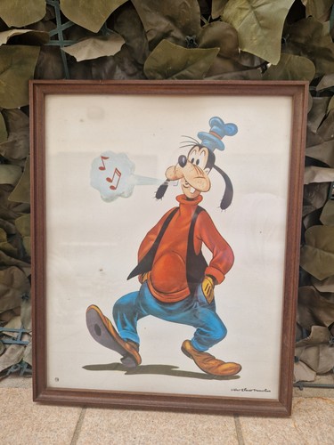 Quadro vintage disney pippo - quadro,