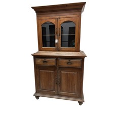 Credenza in Legno Sheesham con Ante 190 h cm – Finitura Ciliegio