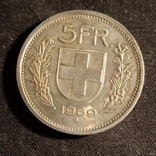 Moneta 5 Franchi Argento 1969B