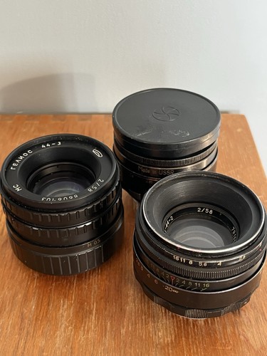Set obiettivo vintage