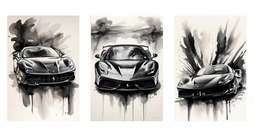 Set poster ferrari - set, 3