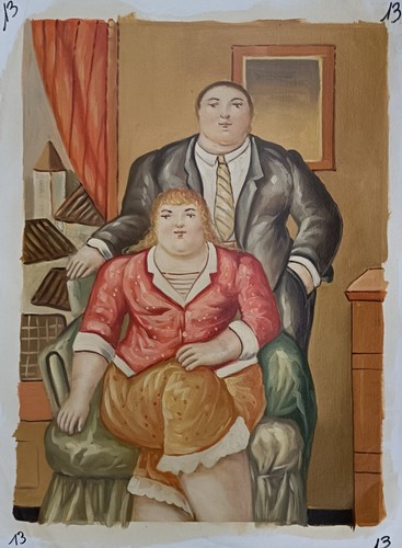 Dipinto moderno botero cm - botero,