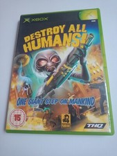 DESTROY ALL HUMANS! XBOX CLASSIC PAL UK XBOX 360/ONE E SERIES X GIOCO ITA