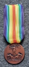 MEDAGLIA REGNO ITALIA VITTORIA INTERALLEATA GUERRA MONDIALE 1915/18 MOD. ANONIMO