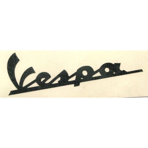 Adesivo scritta vespa nero - scritta,