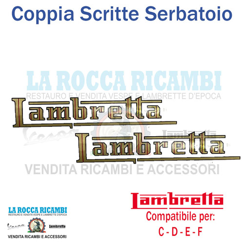 Scritte adesive serbatoio - adesive,