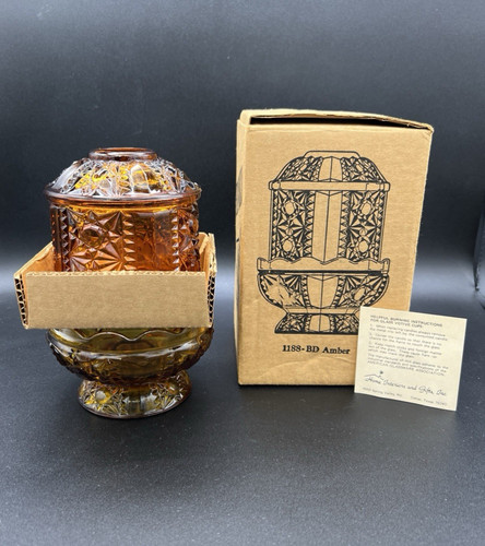 Lampada fata vetro ambrato