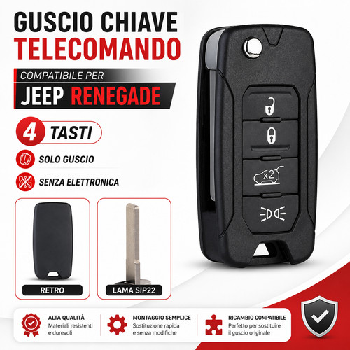Telecomando guscio chiave - guscio,