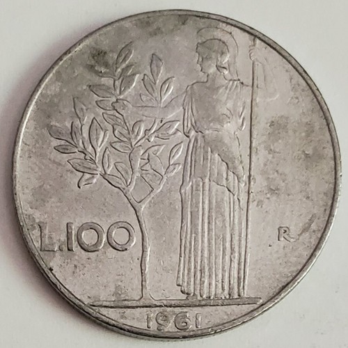 Italy 1961 hundred lire - italy,
