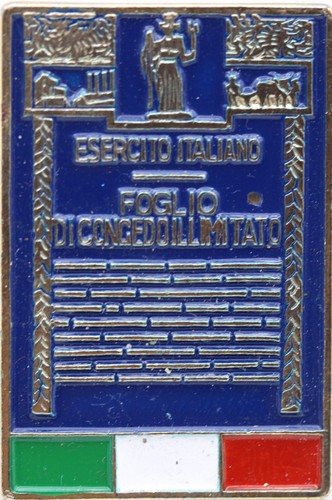 Distintivo congedo illimitato - distintivo,