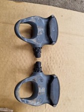 Pedali senza clip tipo Campagnolo Look vintage neri