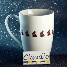 ⭐ LINDT  Tazza Coniglio Oro porcellana bianca altezza 11,5 cm limited edition