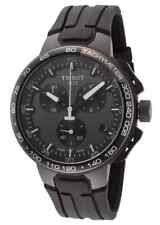 Nuovo Orologio Uomo Tissot T-Race Cycling T111.417.37.441.03 Chrono Cinturino/Quadrante Nero