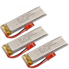 3x batteria Lipo 600mAh 1s