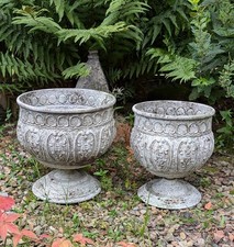 SET 2 ANFORA FIORIERA METALLO