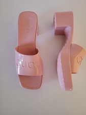 Scarpe GUCCI rosa tacco a