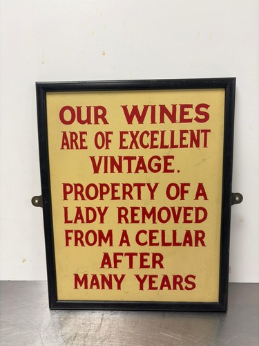Rara insegna vino - rara, vintage