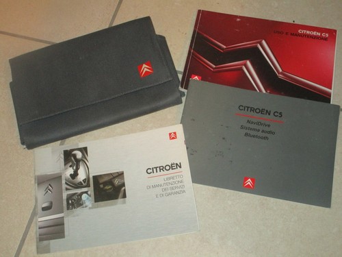 Citroen libretto uso - c5-,