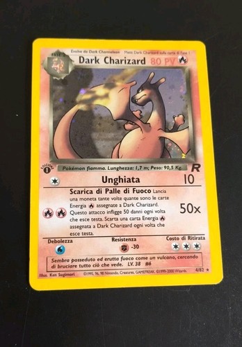 Carta pokemon dark charizard - -,