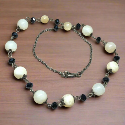 Collana fatta mano - a, giada